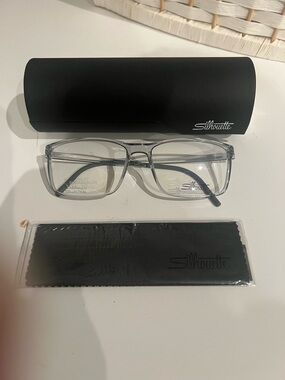 NEW SILHOUETTE SPX GREEN + 2972 57 16 145 AUTHENTIC FRAMES EYEGLASSES CLEAR New